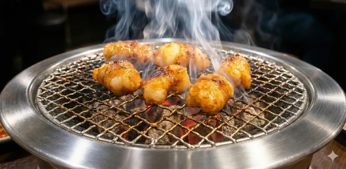 ホルモンの漬けダレ（味噌味）の写真